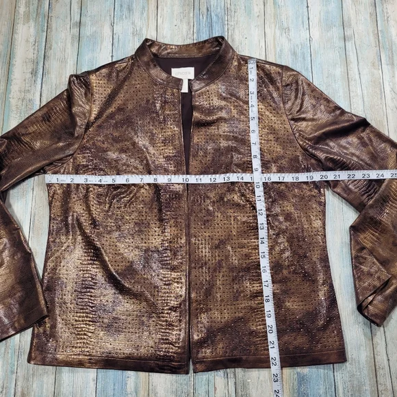 Chico's Studded Bazer. - Picture 6 of 7